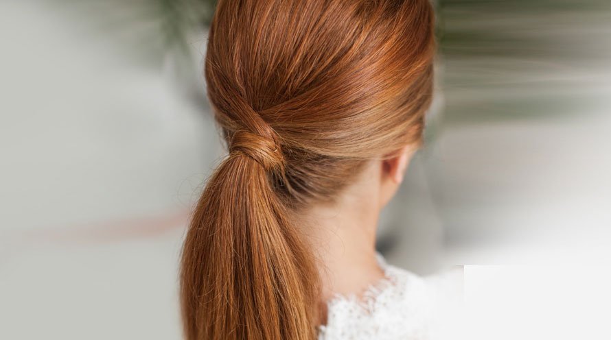 hairstyle chic ponytail image